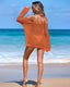 Off Shoulder Openwork Knit Beach Cover Up