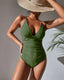 SLIM® V-Neck Tummy Control One-Piece Swimsuit