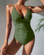 SLIM® V-Neck Tummy Control One-Piece Swimsuit