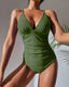 SLIM® V-Neck Tummy Control One-Piece Swimsuit