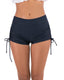 SLIM® Women's High-Waisted Stretchy Beach Swim Shorts