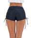 SLIM® Women's High-Waisted Stretchy Beach Swim Shorts