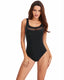 SLIM® Sexy Strappy Mesh One Piece Swimsuit